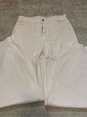 American Eagle Outfitters Blush Pink High-Rise Pants